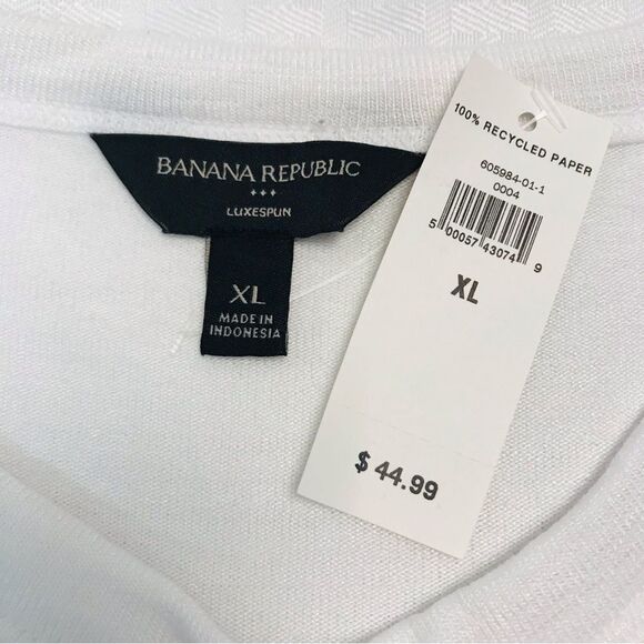 Banana Republic LuxeSpun Long Sleeve Crew Neck Knit Top Sz. XL - Picture 5 of 9